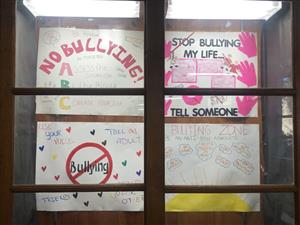 Bullying Posters on Display 